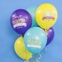 Шар (12''/30см) Папа, Лучший в мире!, Ассорти, пастель, 1 ст, 50 шт.