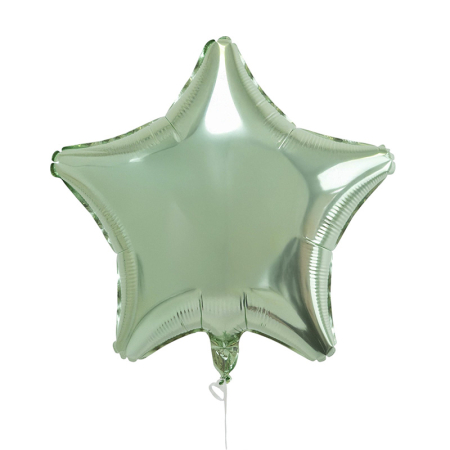 Шар (19"/48см) Звезда, Шалфей, 1 шт.