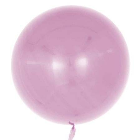 Шар (18''/46см) Сфера 3D, Deco Bubble, Пыльная роза, Глянец, 10 шт.
