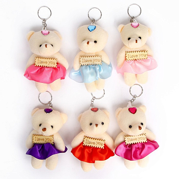 Мягкая игрушка-подвеска, Я люблю тебя, ассорти, 1 шт.