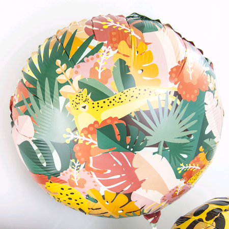 Шар (18''/46 см) Круг, Тропические джунгли, 1 шт.