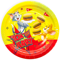 Тарелки (7''/18 см) Том и Джерри, 6 шт.