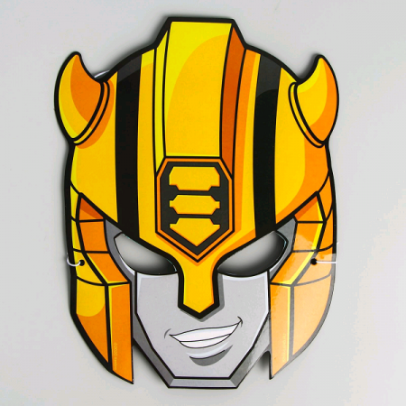 Маска карнавальная (17,2*22 см), "Бамбалби", Transformers, 1 шт.