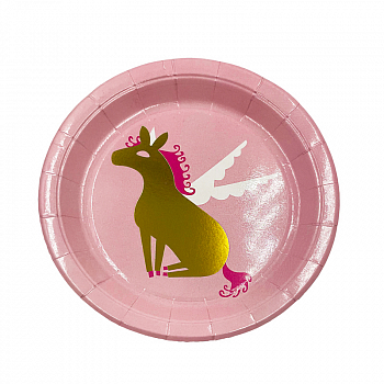 Тарелки (18см), Сказочный единорог, 6 шт.