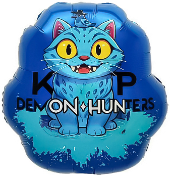 Шар (22''/56см) Фигура, Котик Аниме, 1 шт.