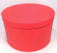 Коробка круглая (17*13см), Красная, 1 шт.