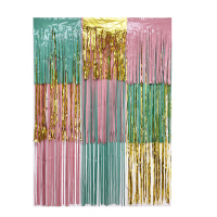 Занавес (120*90 см) "Дождик Микс" Макаронс, Ассорти, 1 шт.