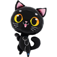 700 Шар (29''/74см) Фигура, Милый котенок, 1 шт. в уп.