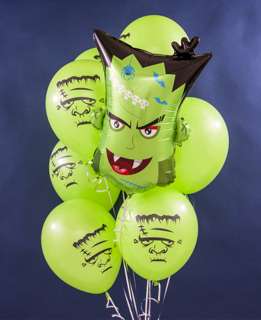Шар (12''/30 см) Франкенштейн, Лайм (031), пастель, 2 ст, 50шт.