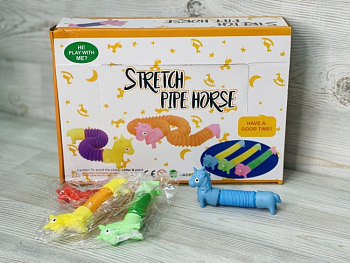 Игрушка гофра Единорог, микс, 1 шт.