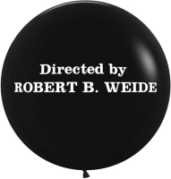 Шар (24''/61см) Режиссер, Черный, пастель, 2 ст, 1 шт.