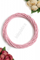Венок из лозы (25см), Розовый, (SF-2418), 1 шт.