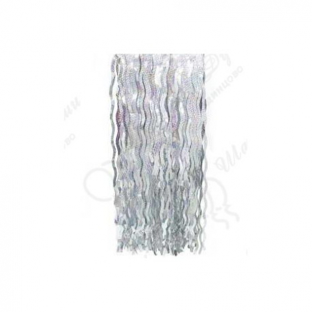 Гирлянда Дождик волнистый (100*50см), Серебро, Голография, 1 шт.