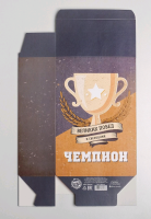Коробка складная (16*23*7,5 см), Чемпион, 1 шт.