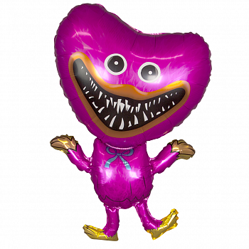 Шар (24''/61см) Фигура, Зубастики, Зубакисси, Розовый, 1 шт. Шар (24''/61см) Фигура, Зубастики, Зубакисси, Розовый, 1 шт.