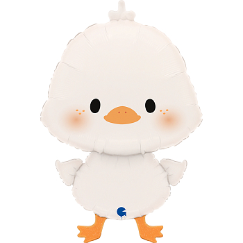 Шар (25''/64см) Фигура, Гусь Обнимусь, 1 шт. 