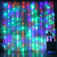 Светодиодная гирлянда-штора (2*2м), Разноцветная, 1 шт.