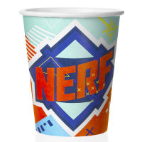 Стаканы бумажные (250 мл), NERF, 6 шт.