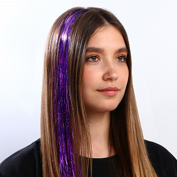 Цветная прядь блестящая, Не жди чудес, чуди сам, 1 шт.