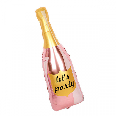 Шар (40"/106см), Фигура, Шампанское, Розовое золото, 1 шт.
