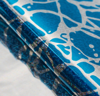 Пленка (70*100см), Воображение, Синий, голография, 1 шт.