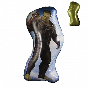 Шар (27''/68см) Фигура, Герои Марвел, Халк, 1 шт. Шар (27''/68см) Фигура, Герои Марвел, Халк, 1 шт.