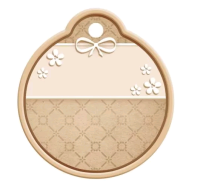 Бирка (5,5*6см), Ручная работа, 1 шт.