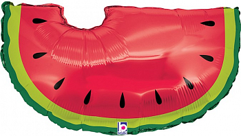 Шар (30''/76см) Фигура, Долька арбуза, 1 шт. Шар (30''/76см) Фигура, Долька арбуза, 1 шт.
