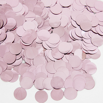 Конфетти фольгированные (1см), Круги, Светло-лиловый, 500 гр.