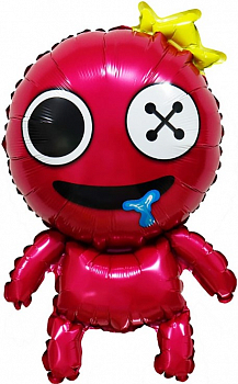 Шар (27''/69см) Фигура, Радужные друзья, Красный, 1 шт. Шар (27''/69см) Фигура, Радужные друзья, Красный, 1 шт.