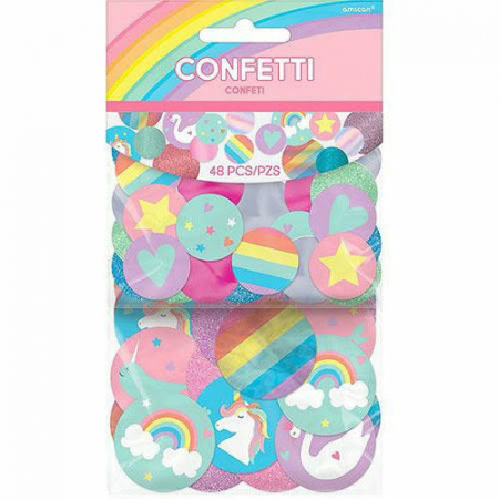 Конфетти (5-8см), Волшебная Радуга, 2 вида, 34 гр.