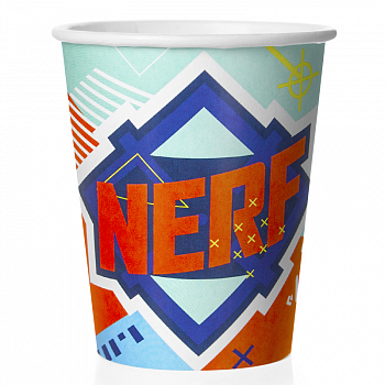 Стаканы бумажные (250 мл), NERF, 6 шт.