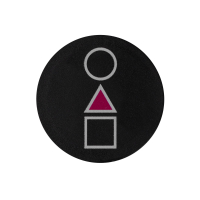 Попсокет Krutoff, держатель для телефона, Игра в кальмара, символы, 1 шт.