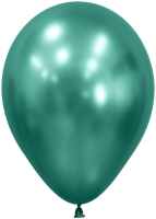 Шар (5''/13см) Аврора грин (932), Хром, 50 шт.
