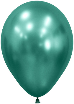 Шар (5''/13см) Аврора грин (932), Хром, 50 шт.