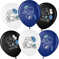 Шар (12''/30см) Мой Идеал, Ассорти, пастель, 1 ст, 25 шт.