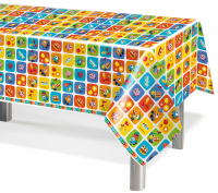 Скатерть полиэтиленовая (137*183см), Грузовичок Лёва, 1 шт.