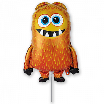 Шар (12"/30см) Мини-фигура, Оранжевый монстрик, 1 шт. Шар (12"/30см) Мини-фигура, Оранжевый монстрик, 1 шт.