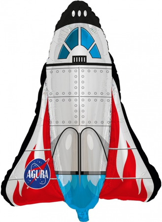 Шар (35''/89см) Фигура, Космический шаттл, 1 шт. 