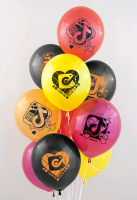 Шар (12''/30 см) Лайк Тайм, Будь в тренде, #LikeTime, Ассорти, кристалл, 2 ст, 50 шт.