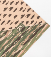 Бумага крафт (50*70см), Танки, 1 шт.