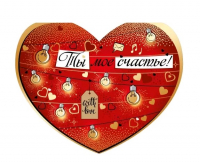 Открытка-отношение (17*13,3см), Ты мое счастье!, 1 шт.