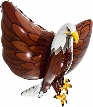 Шар (33''/84см) Фигура, 3D, Белоголовый орел, 1 шт. Шар (33''/84см) Фигура, 3D, Белоголовый орел, 1 шт.