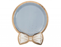 Тарелки фигурные (25см), Свадьба LUX, 6 шт.