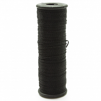 Нить полипропиленовая крученая (0,1см*100м) Черный, 1 шт.