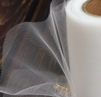 Фатин в шпульках (15 см*25 ярд) (SF-603) молочный №22, 1 шт.