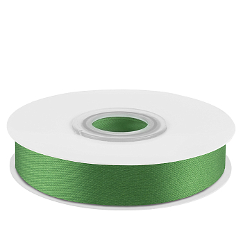 Лента атласная (1,2см*22,85м) Изумрудно-зеленый, 1 шт.