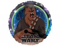 Шар (18"/46см) Круг, Звездные Войны, Чубакка, 1 шт.
