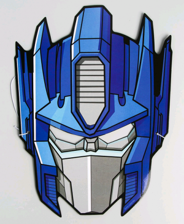 Маска карнавальная (17,2*22 см), "Оптимус Прайм", Transformers, 1 шт.