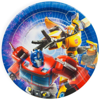 Тарелки (9''/23 см) Трансформеры, Друзья, 6 шт.